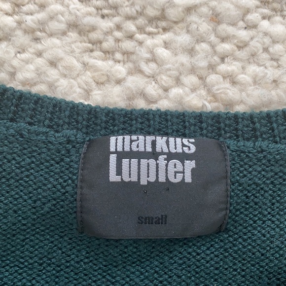 Markus Lupfer Green Star Sweater - Picture 5 of 7